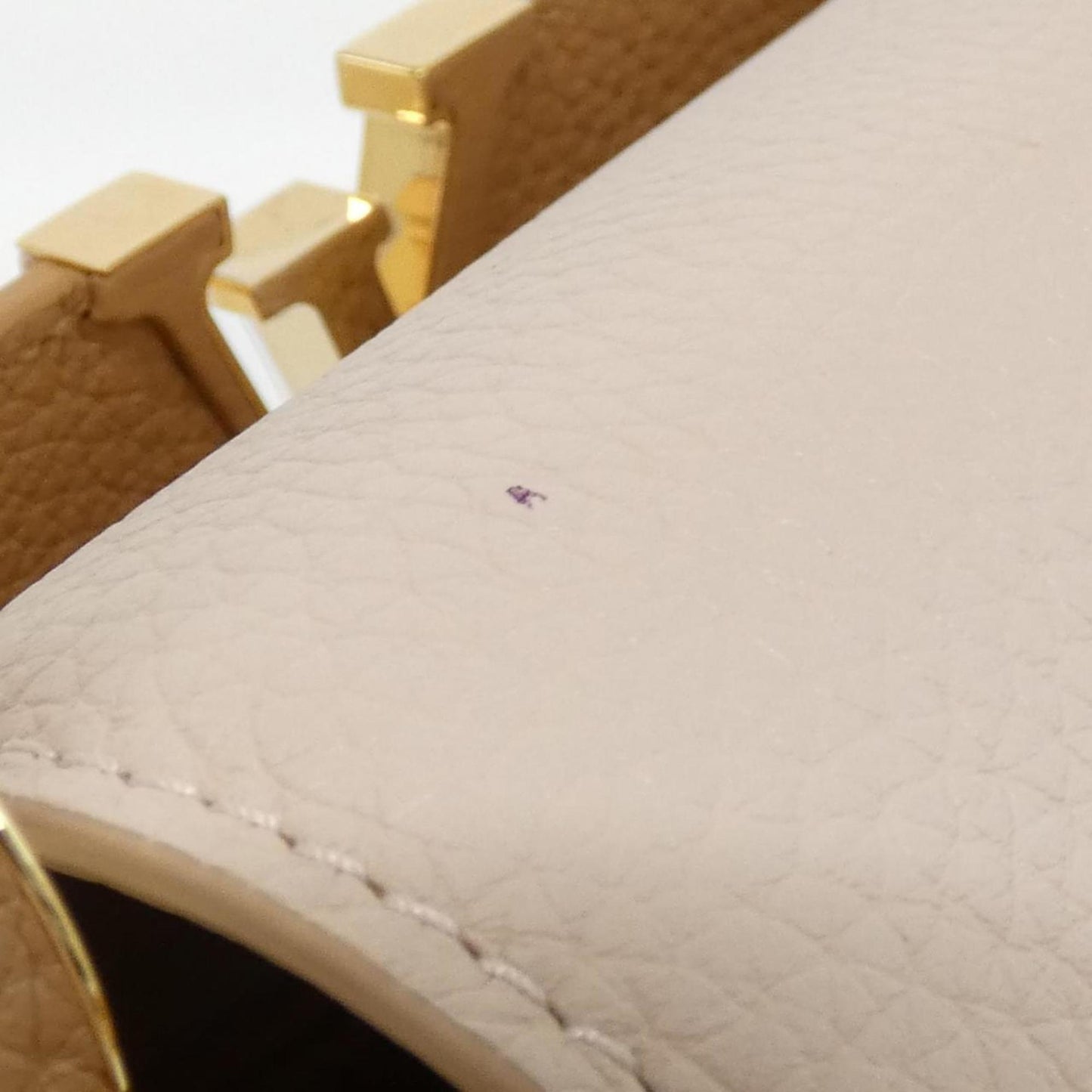 Louis Vuitton Brown Leather Capucines