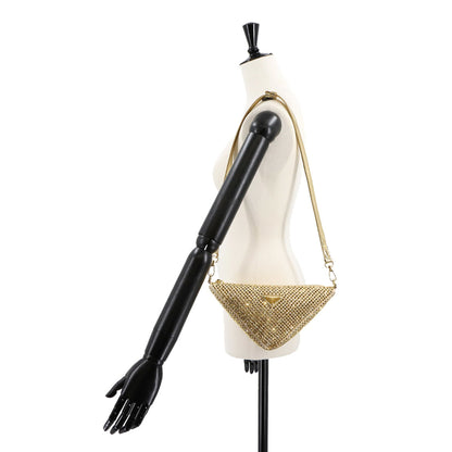 Prada Gold Synthetic Shoulder