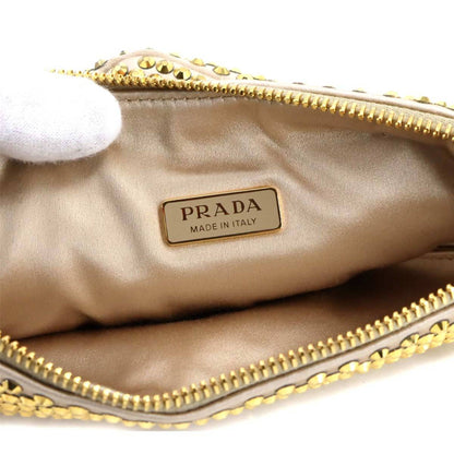 Prada Gold Synthetic Shoulder