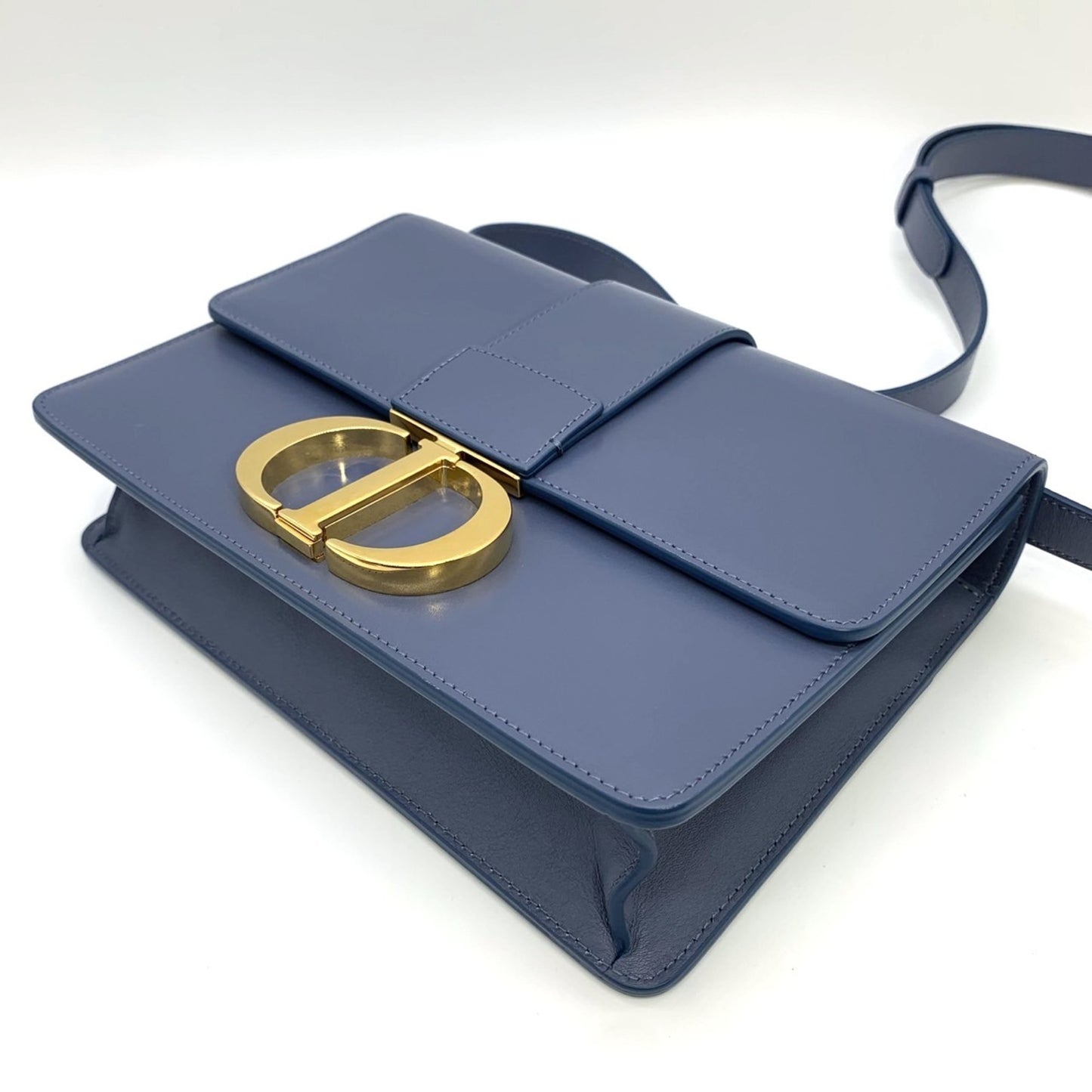 Dior Blue Leather 30 Montaigne