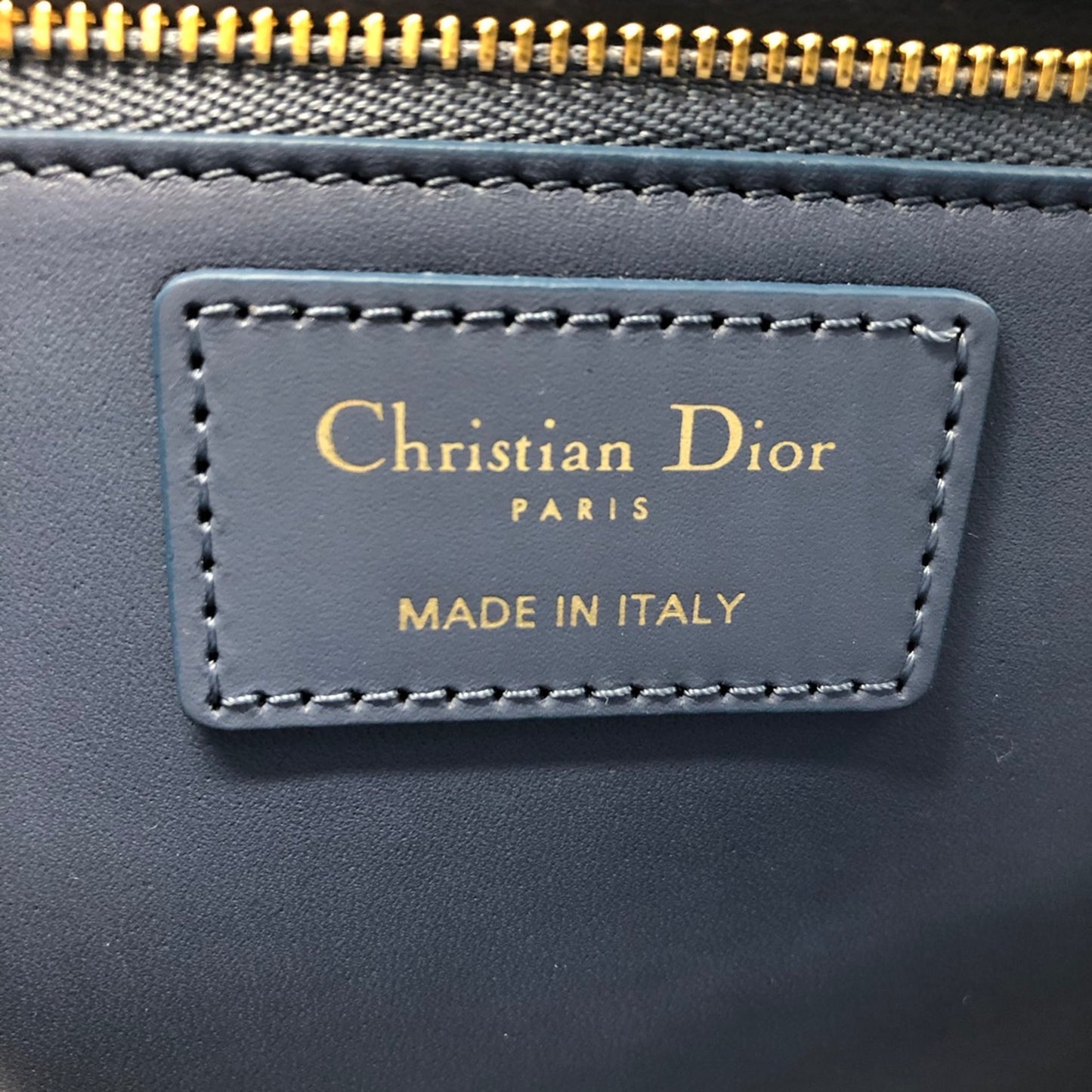 Dior Blue Leather 30 Montaigne