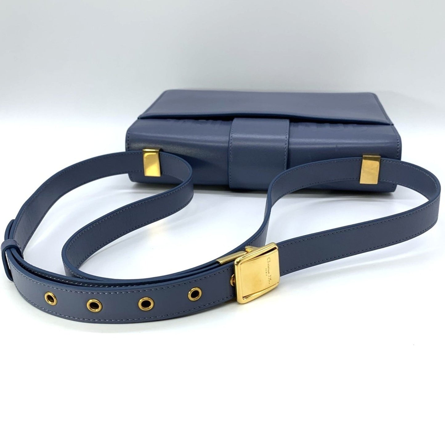 Dior Blue Leather 30 Montaigne