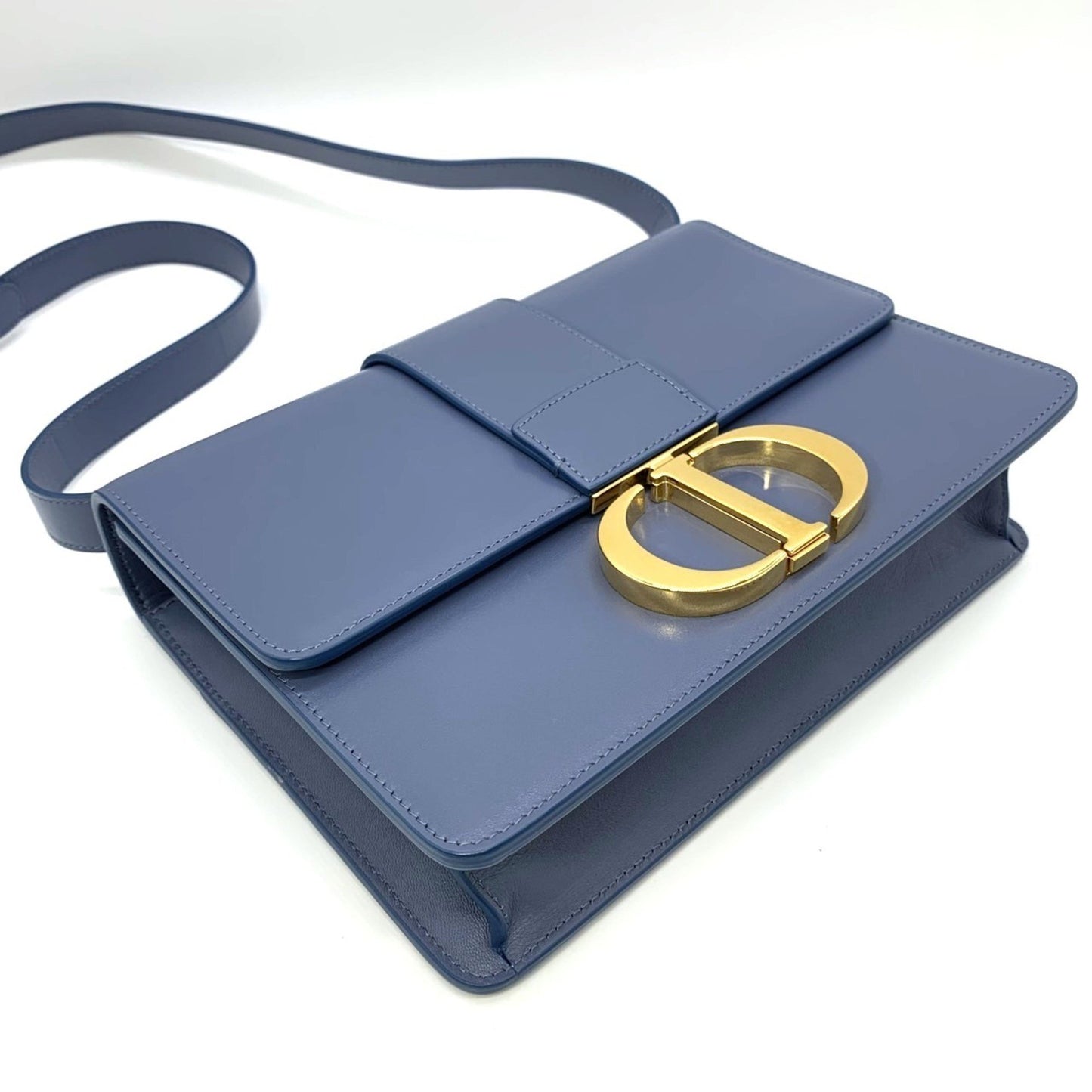 Dior Blue Leather 30 Montaigne