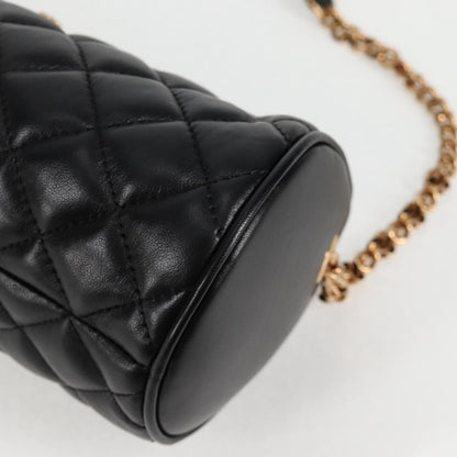 Versace Black Leather Medusa