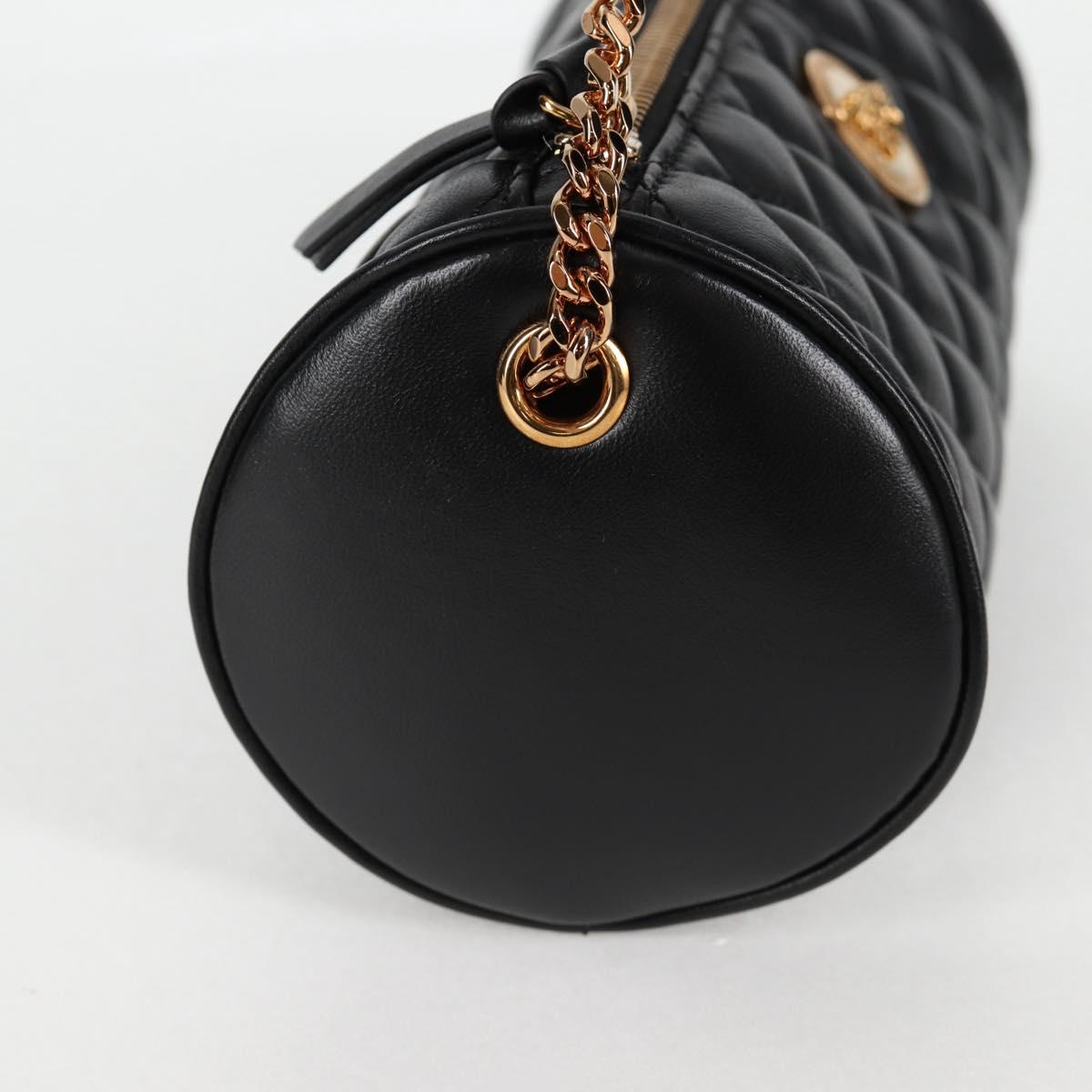 Versace Black Leather Medusa