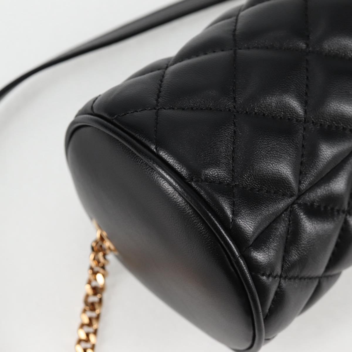 Versace Black Leather Medusa