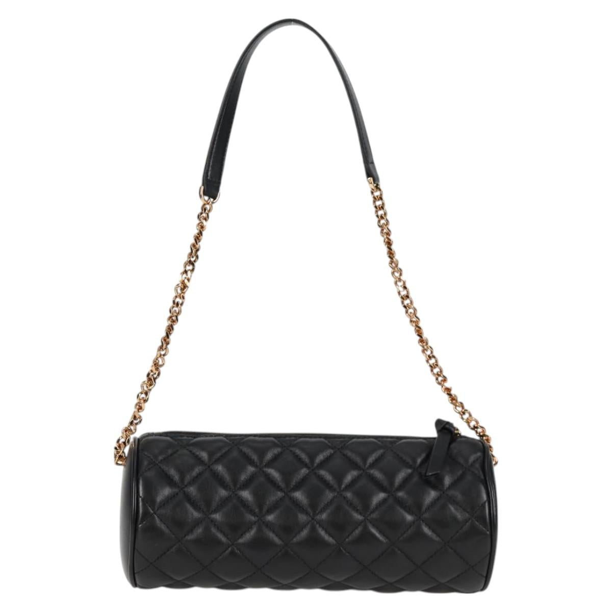 Versace Black Leather Medusa