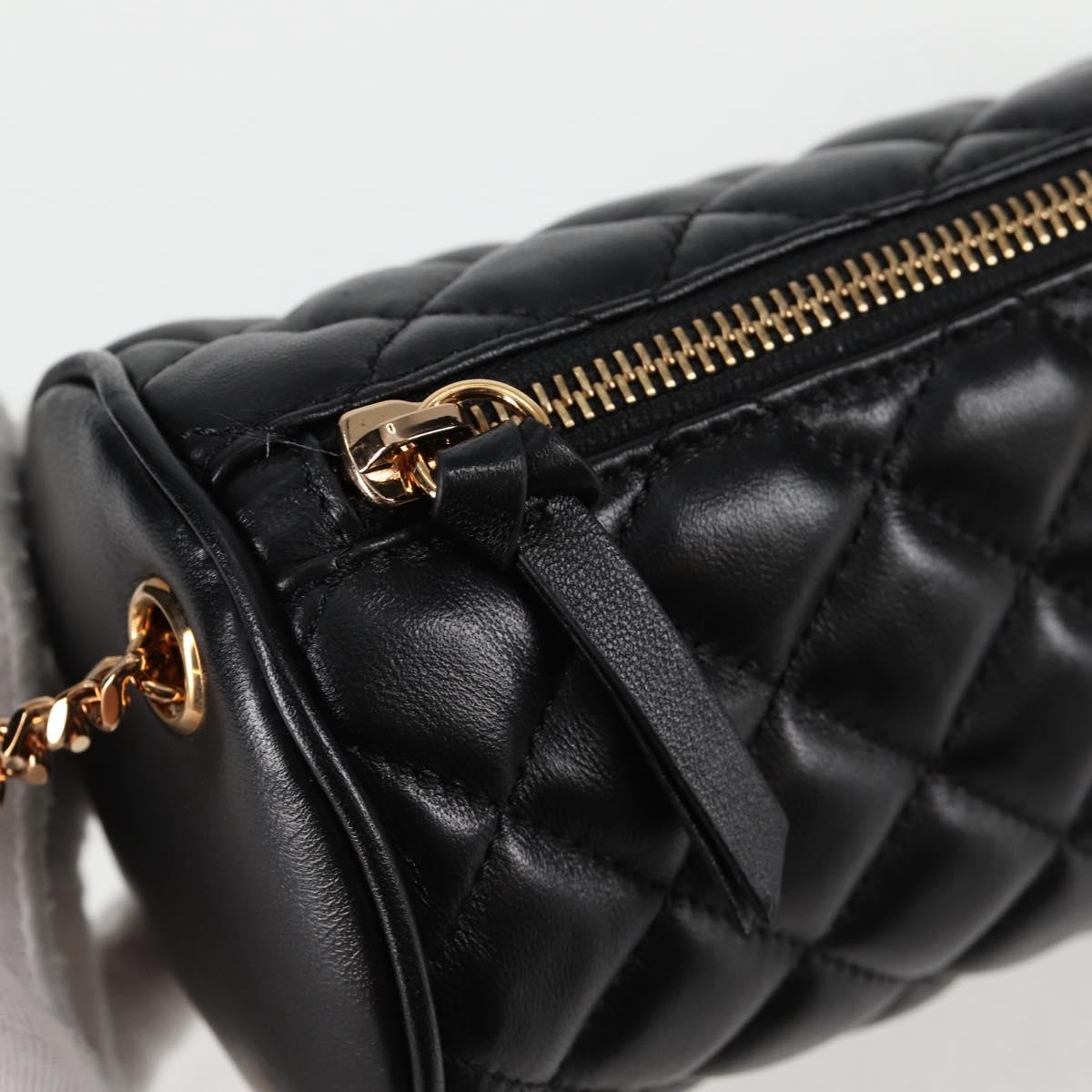 Versace Black Leather Medusa