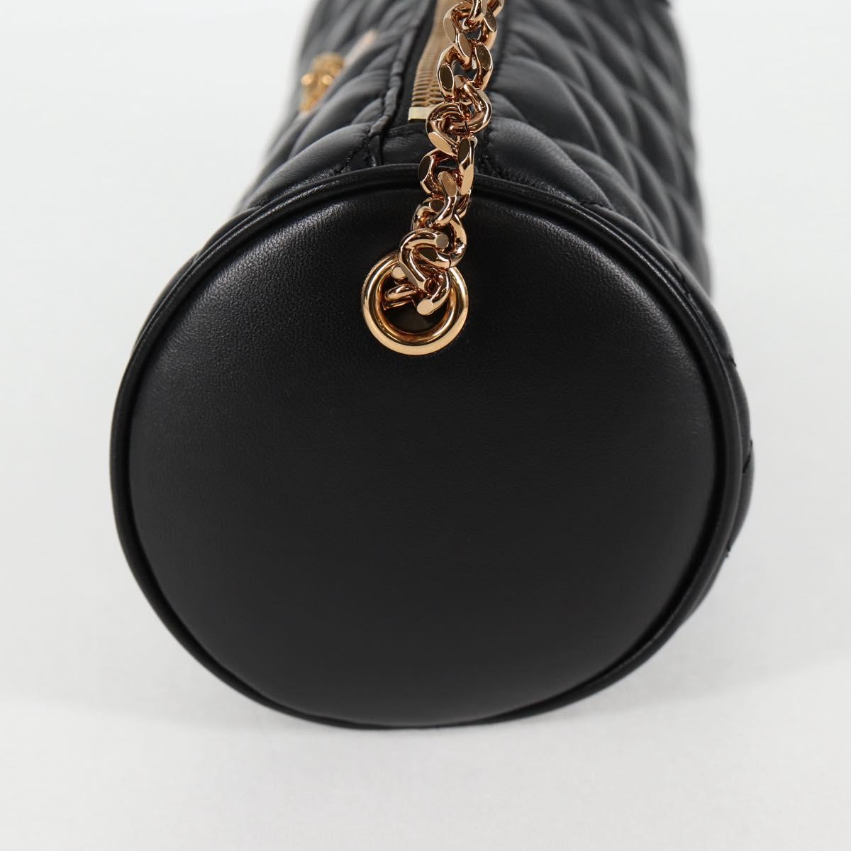 Versace Black Leather Medusa