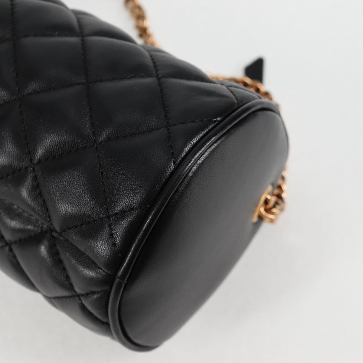 Versace Black Leather Medusa