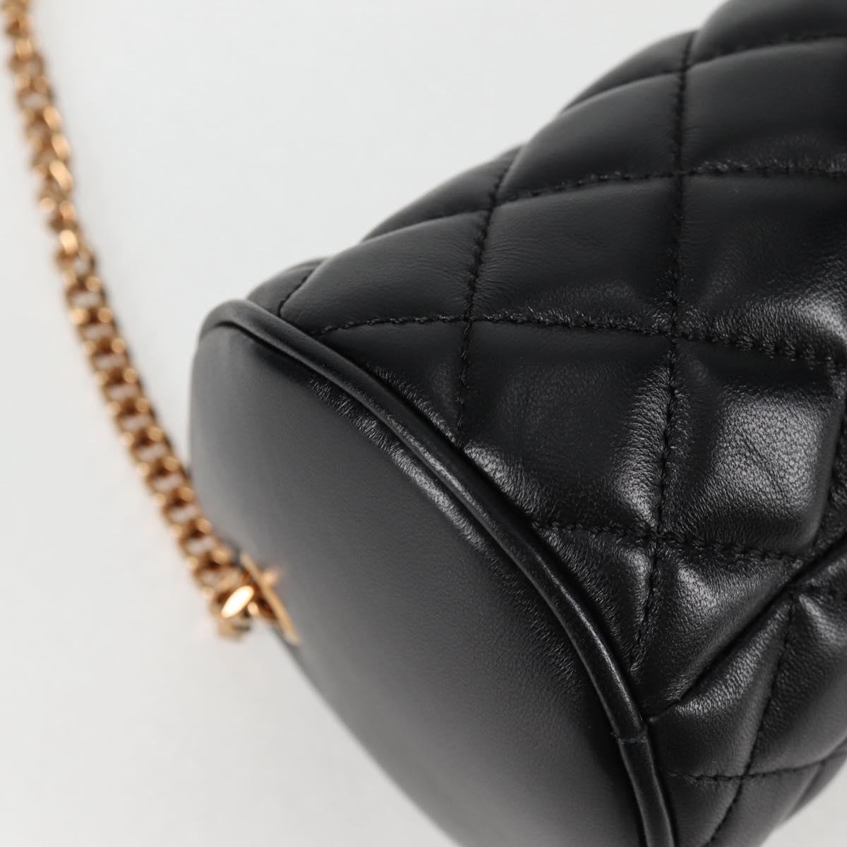Versace Black Leather Medusa