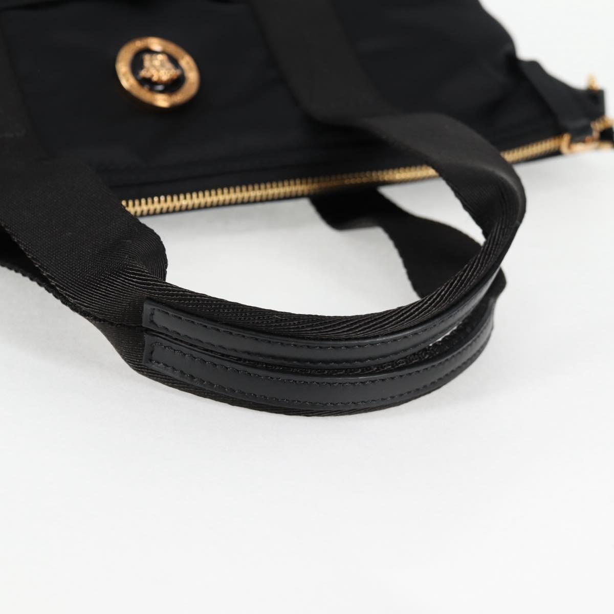 Versace Black Nylon Medusa