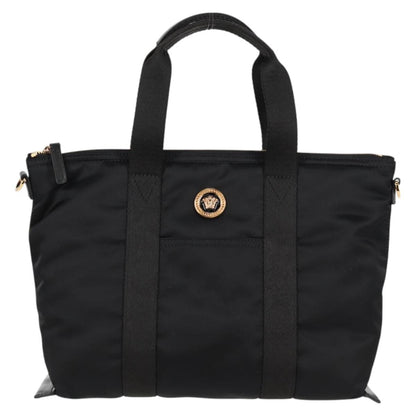 Versace Black Nylon Medusa
