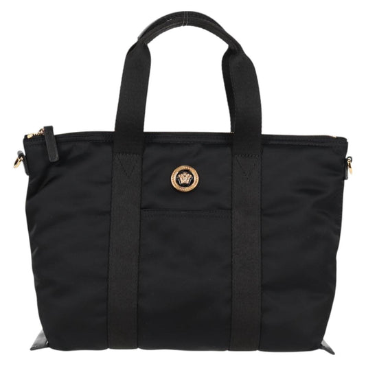 Versace Black Nylon Medusa