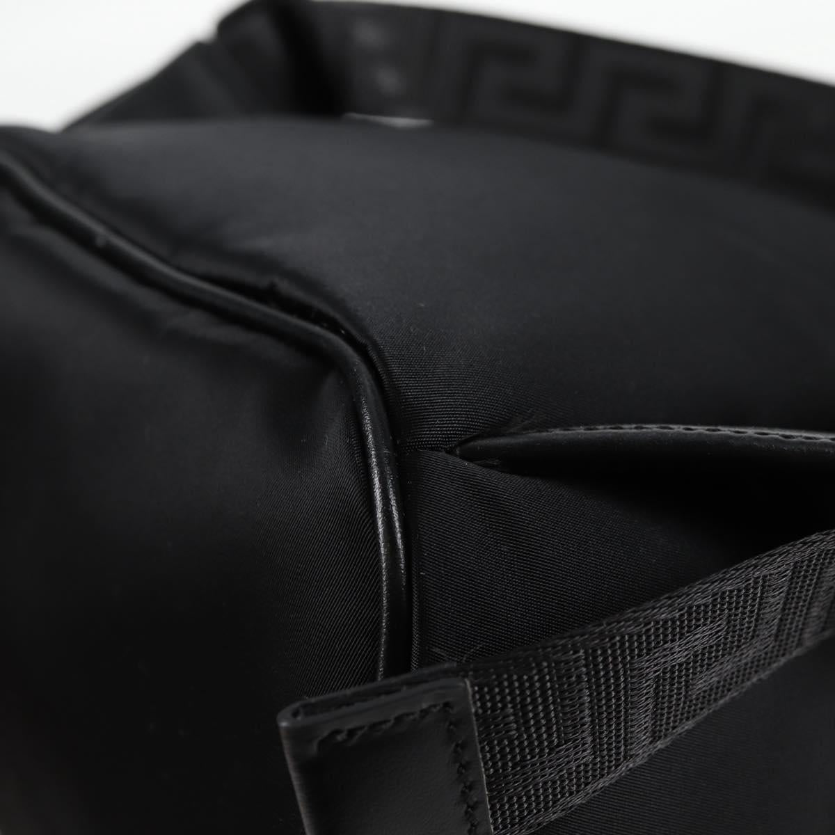 Versace Black Nylon Medusa