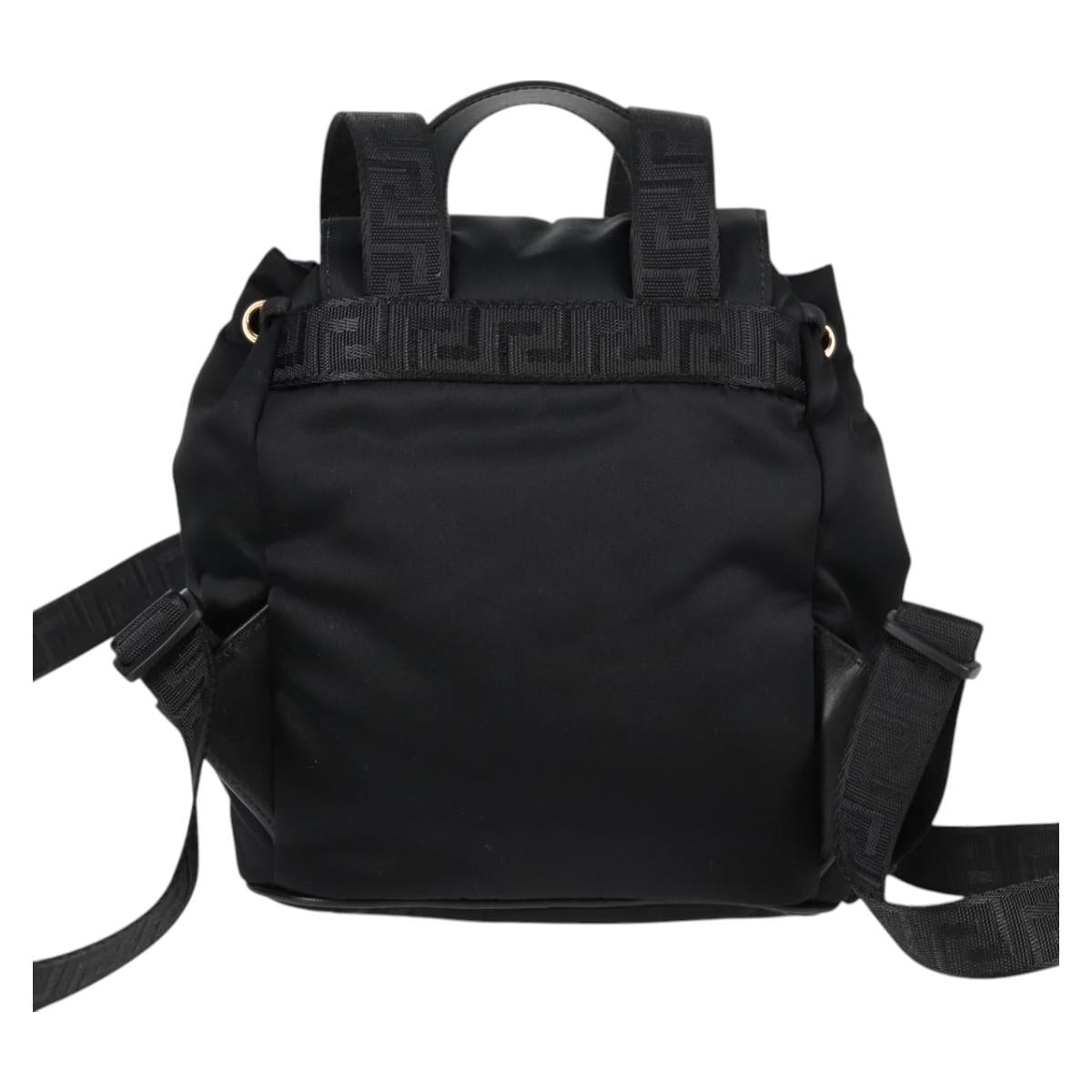 Versace Black Nylon Medusa
