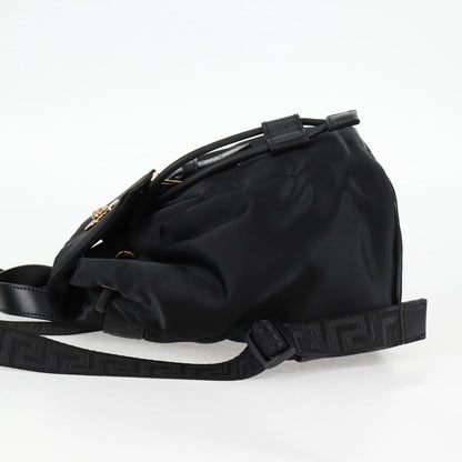 Versace Black Nylon Medusa