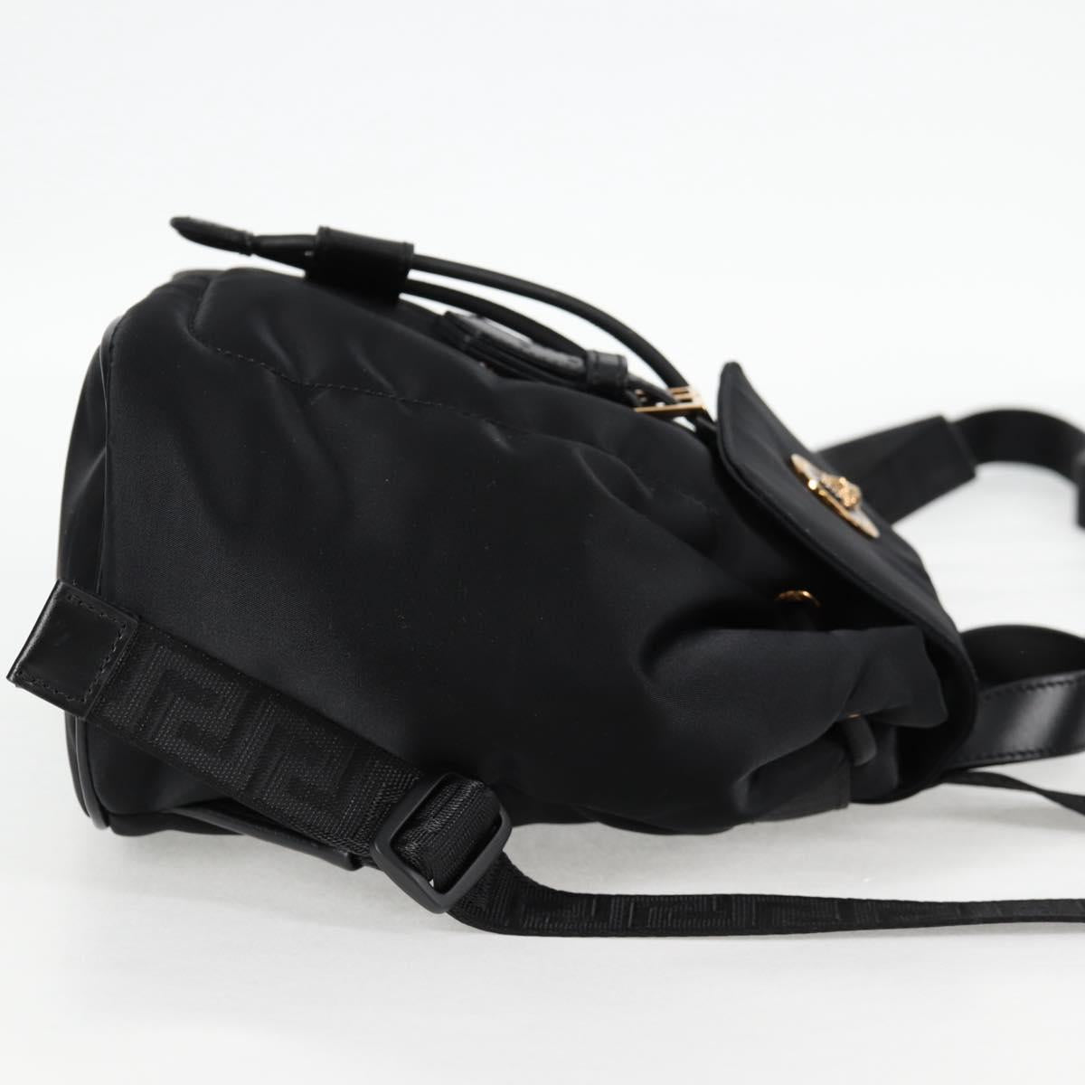 Versace Black Nylon Medusa