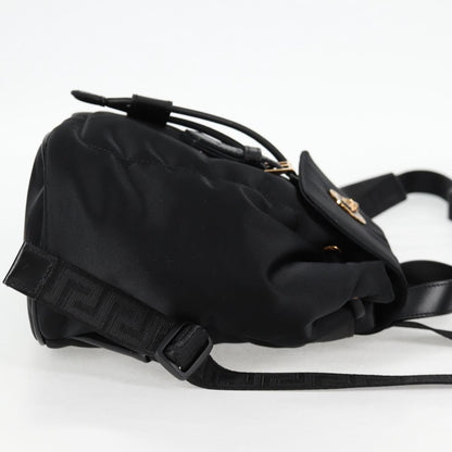 Versace Black Nylon Medusa