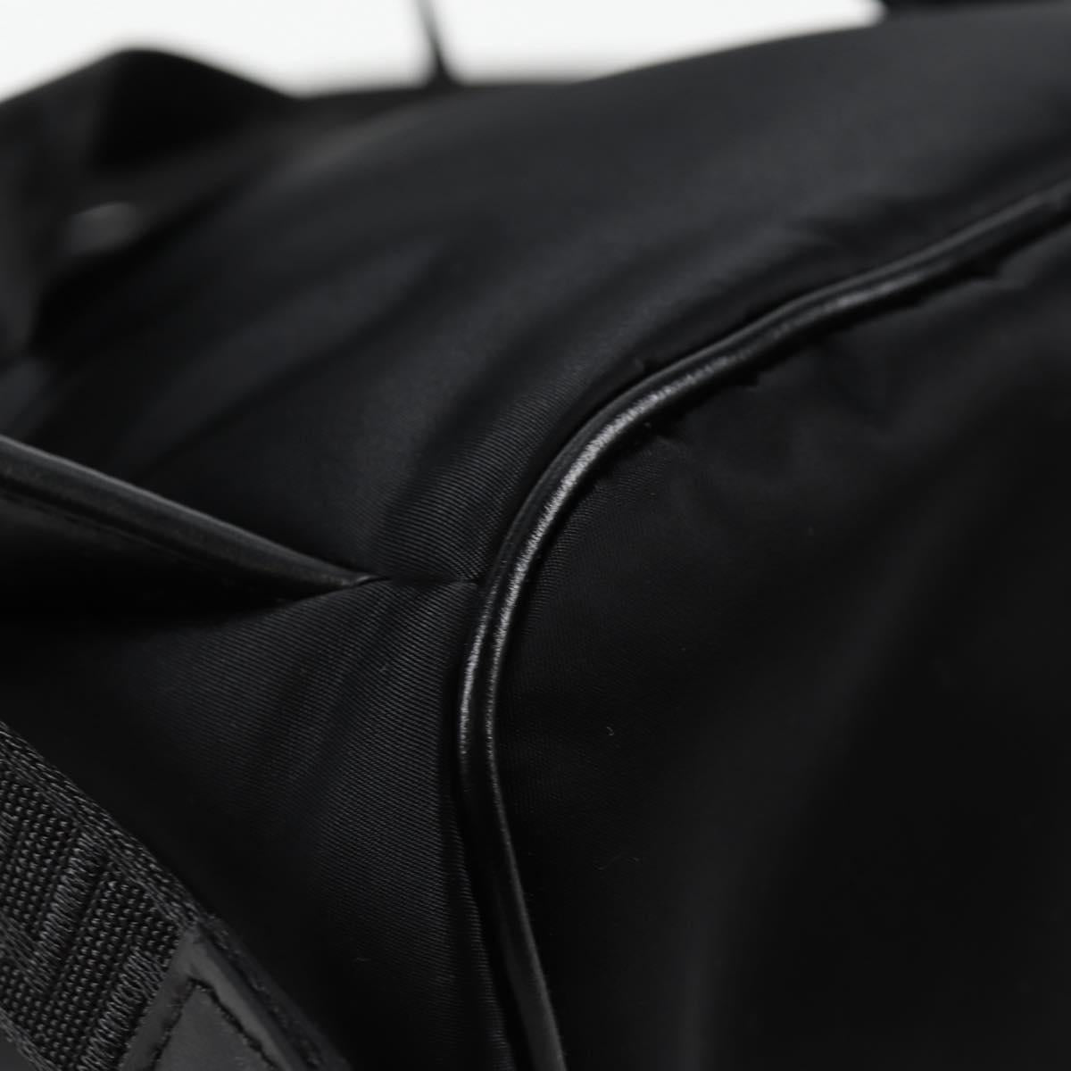 Versace Black Nylon Medusa