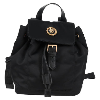 Versace Black Nylon Medusa