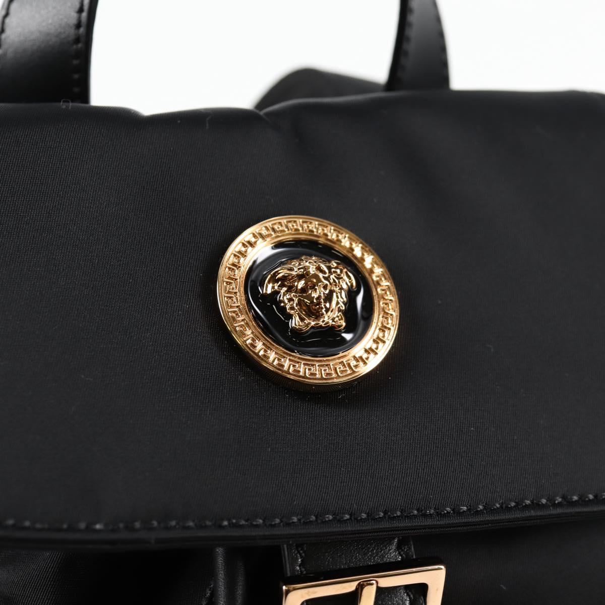 Versace Black Nylon Medusa