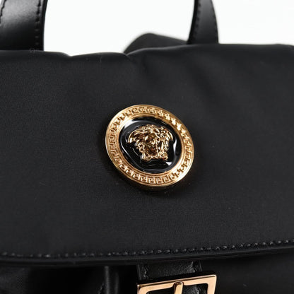 Versace Black Nylon Medusa