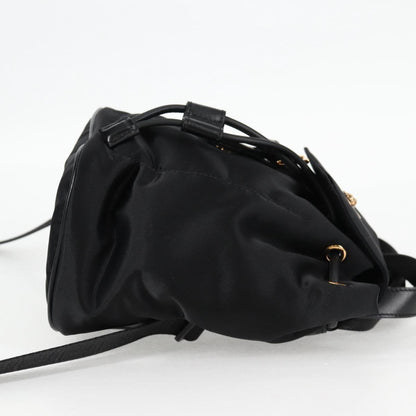 Versace Black Nylon Medusa