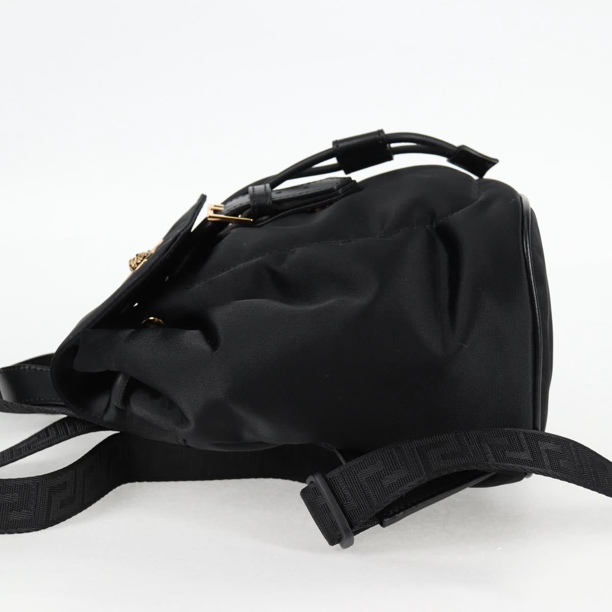 Versace Black Nylon Medusa