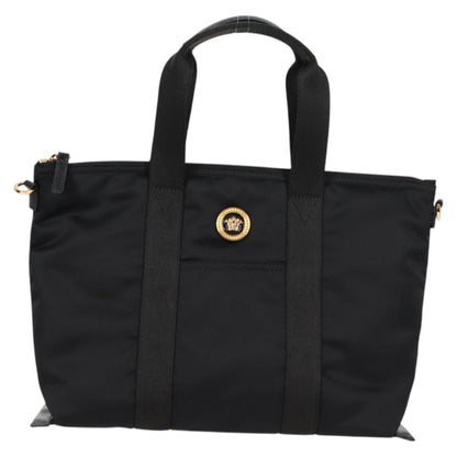 Versace Black Nylon Medusa