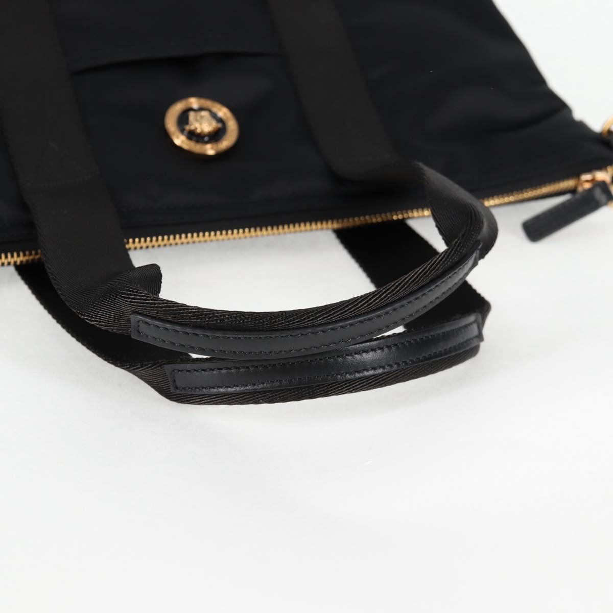 Versace Black Nylon Medusa