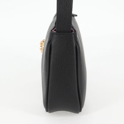 Versace Black Leather Medusa