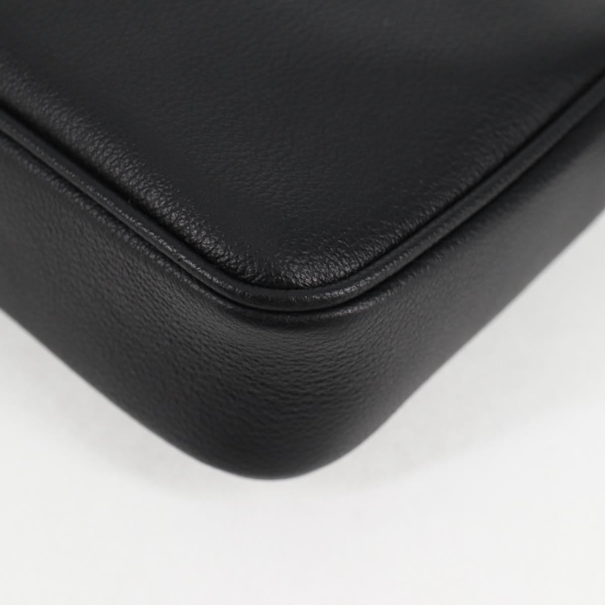 Versace Black Leather Medusa