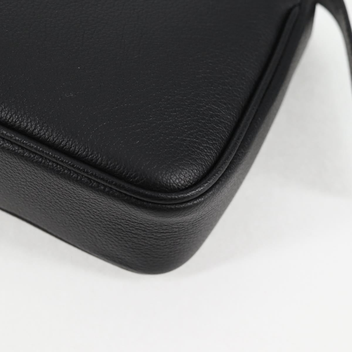 Versace Black Leather Medusa