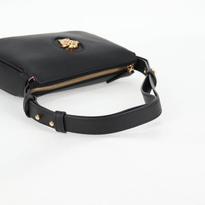 Versace Black Leather Medusa