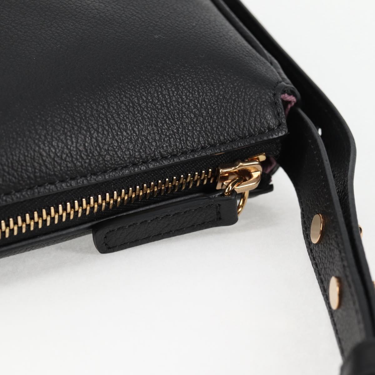 Versace Black Leather Medusa