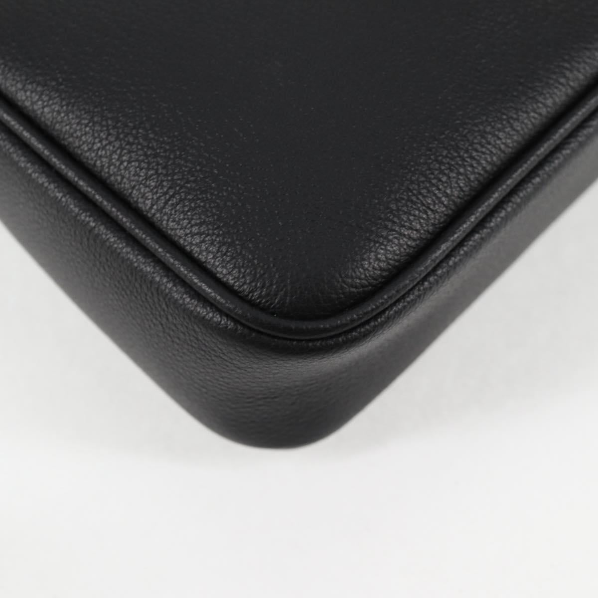 Versace Black Leather Medusa