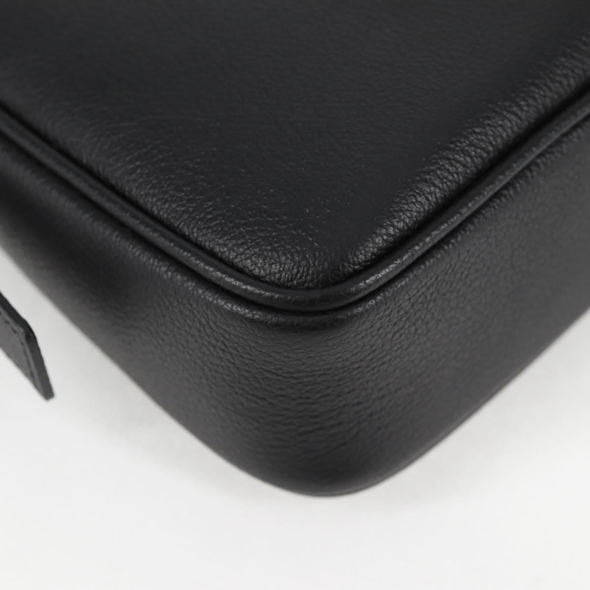 Versace Black Leather Medusa