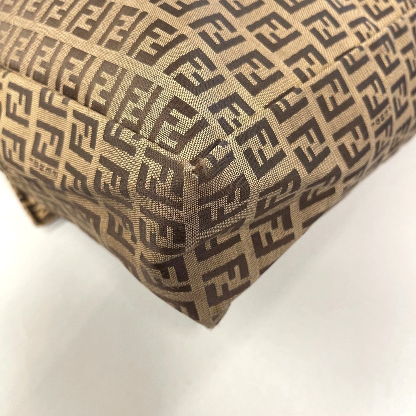 Fendi Brown Cotton Zucchino