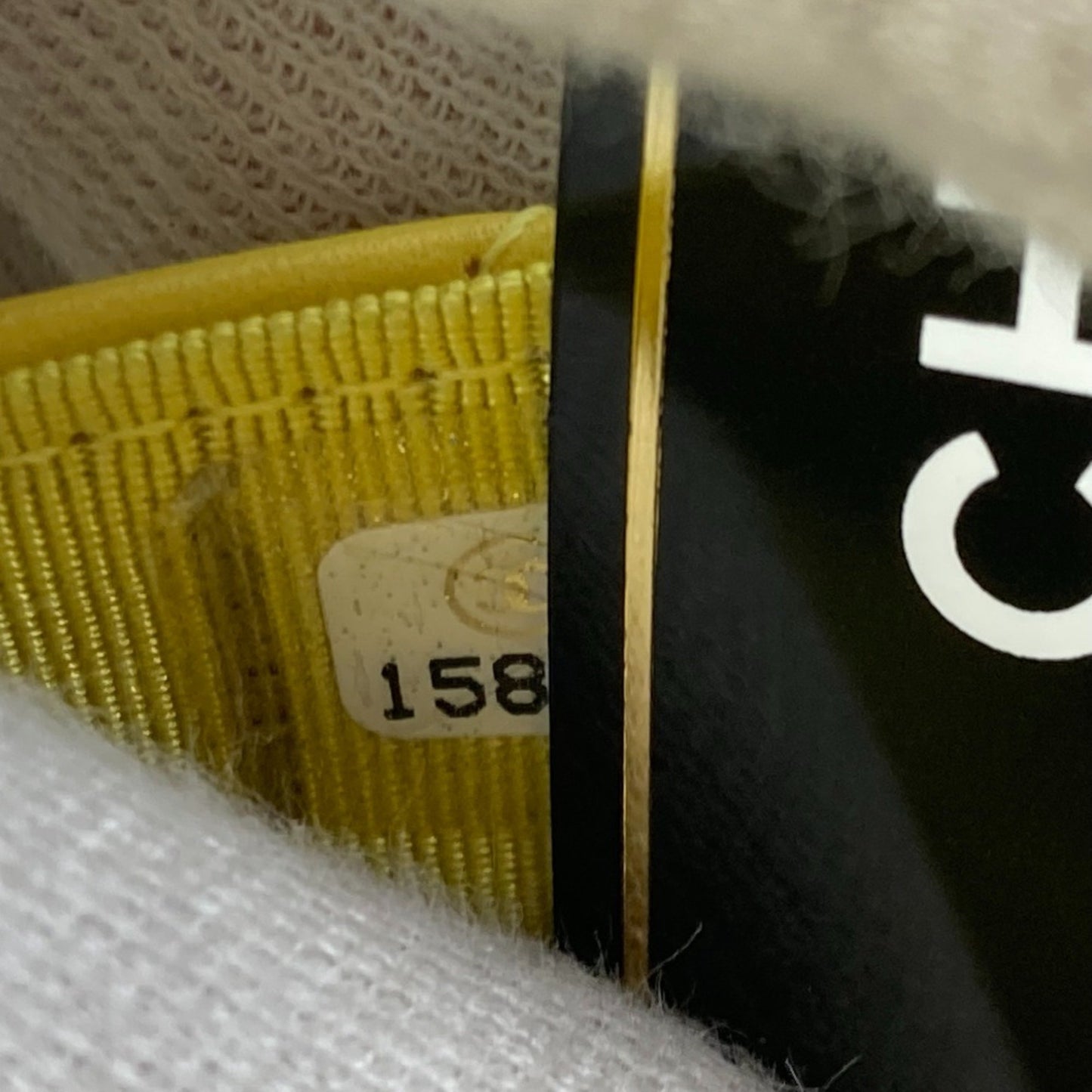 Chanel Yellow Leather Wallet On Chain