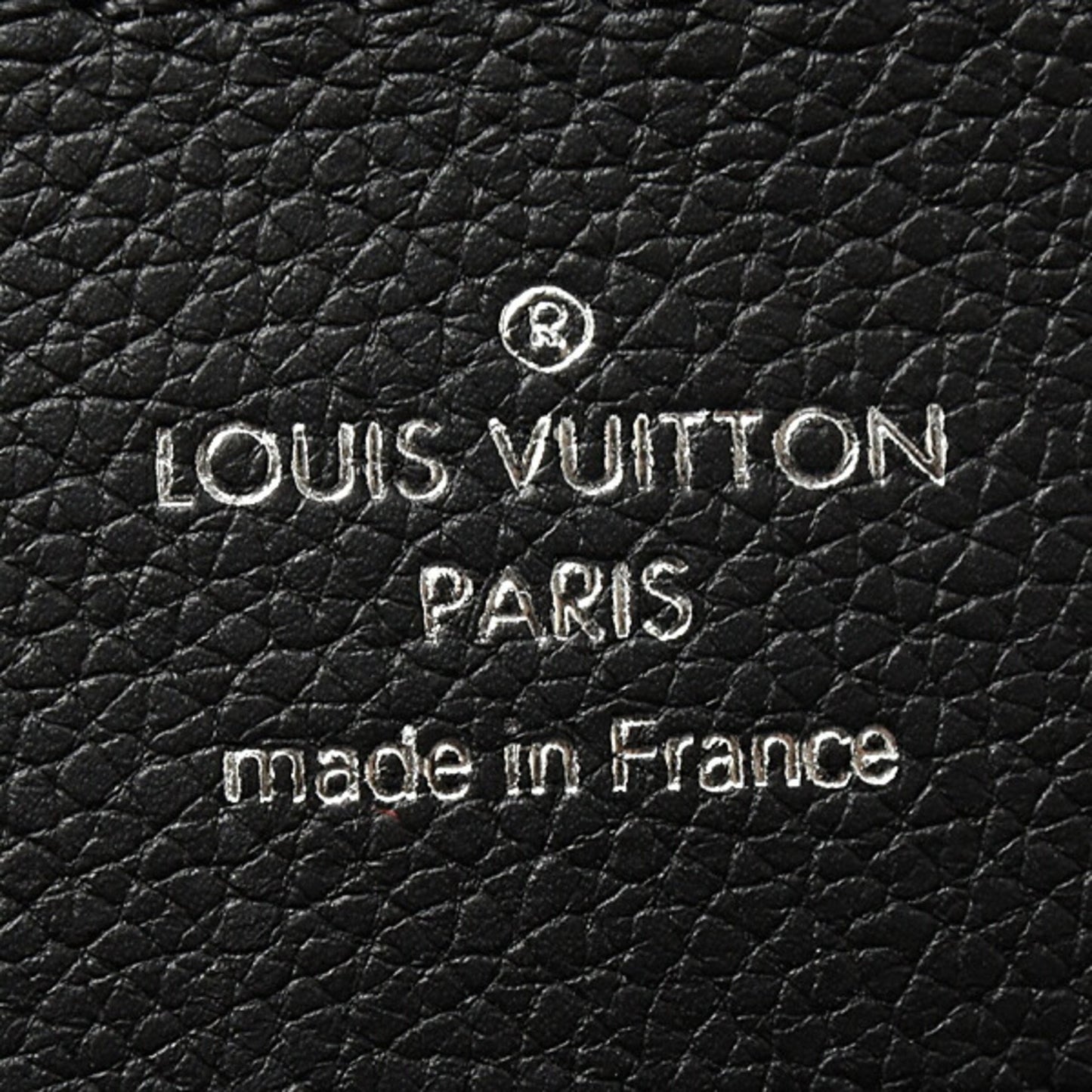 Louis Vuitton Black Leather Lockme Ever Mm