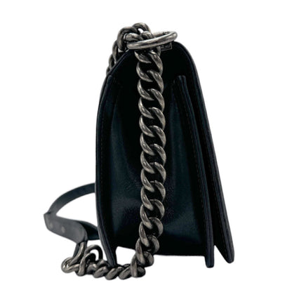 Chanel Blue Leather Boy