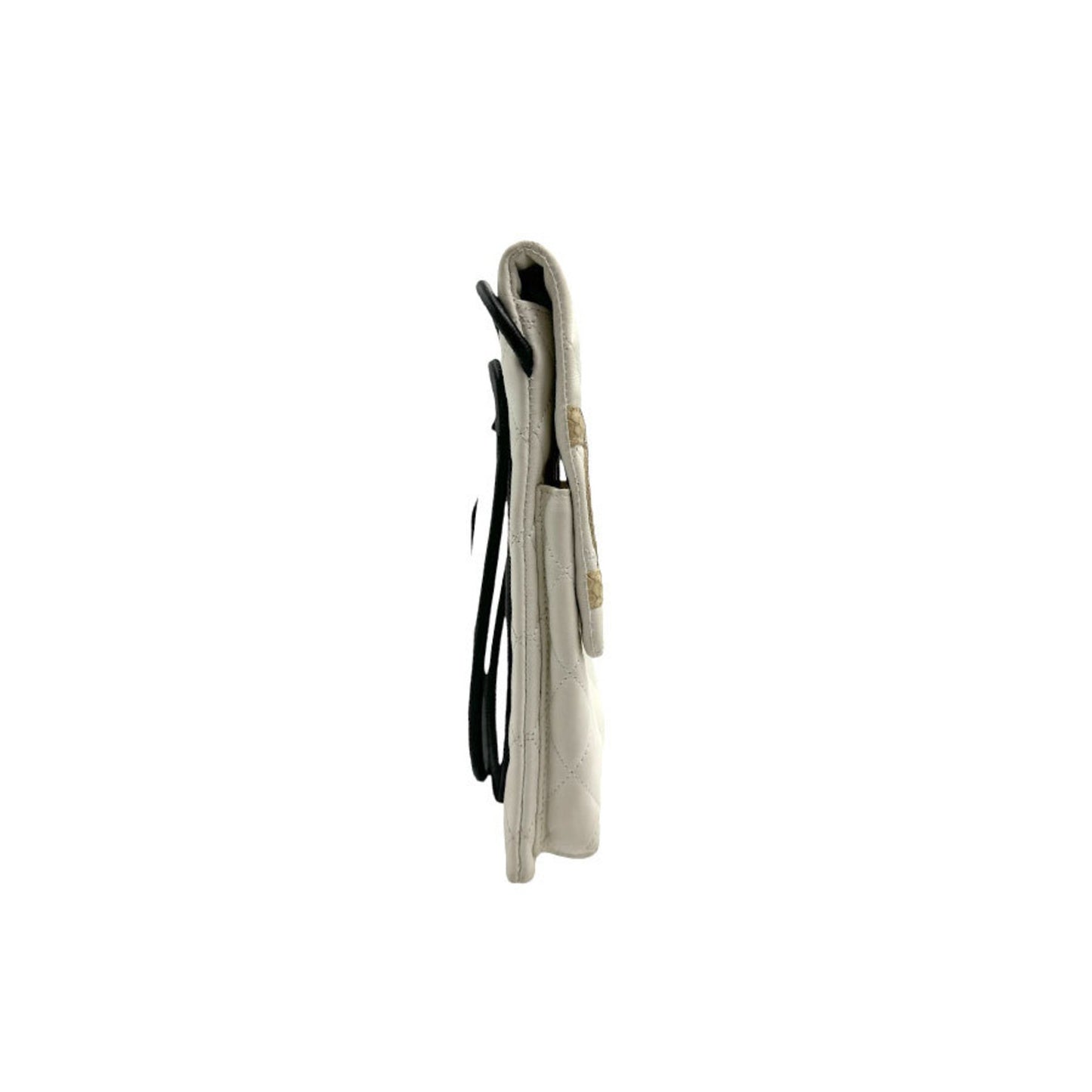 Chanel White Leather Cambon