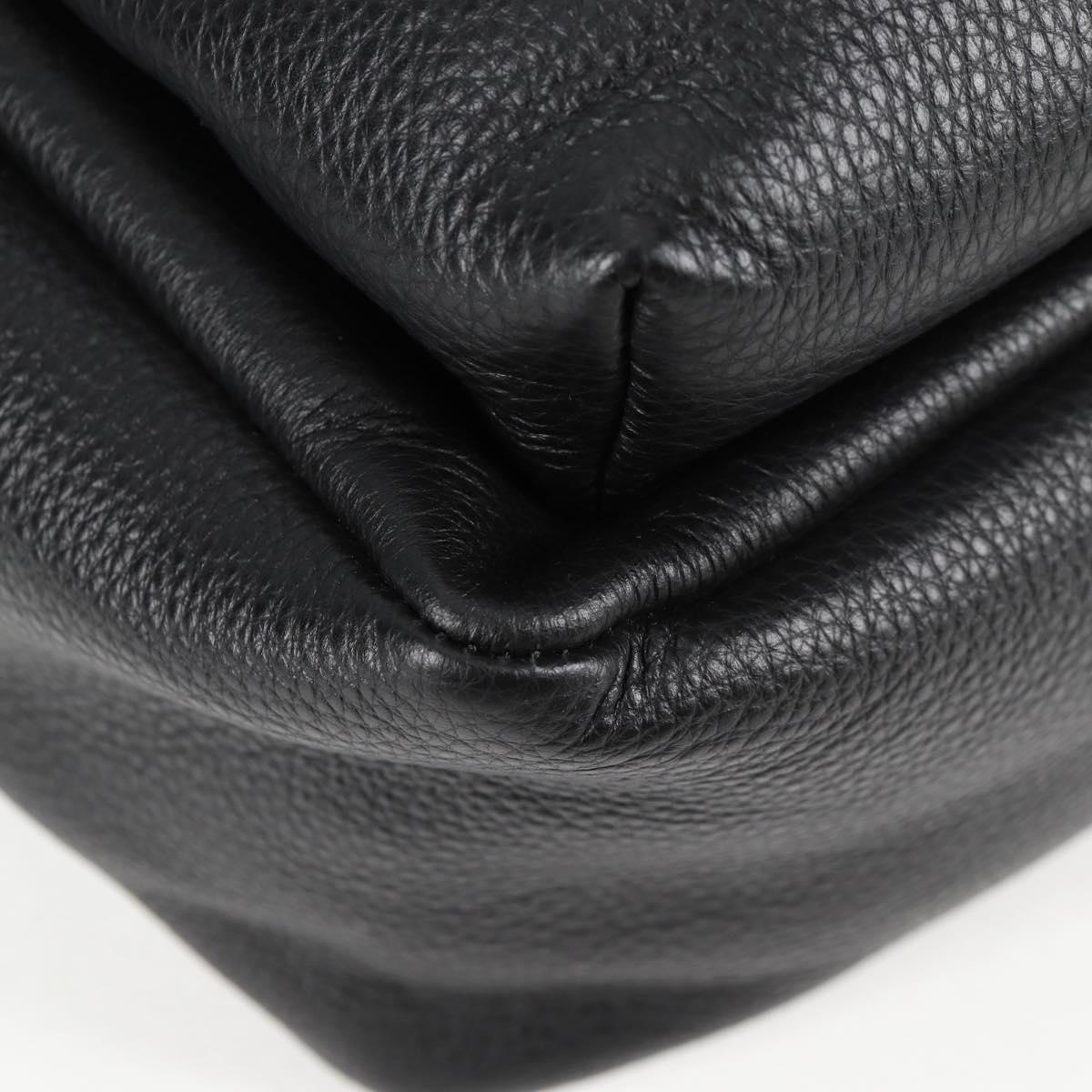Versace Black Leather Medusa