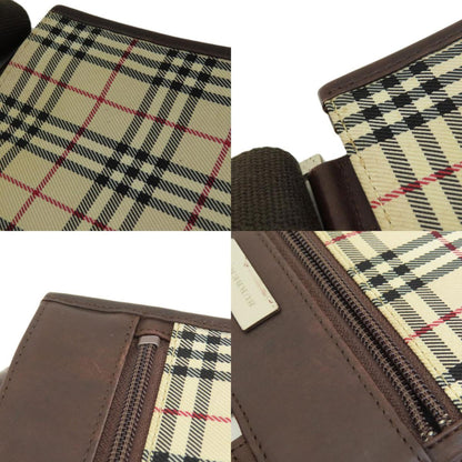 Burberry Brown Canvas Nova Check