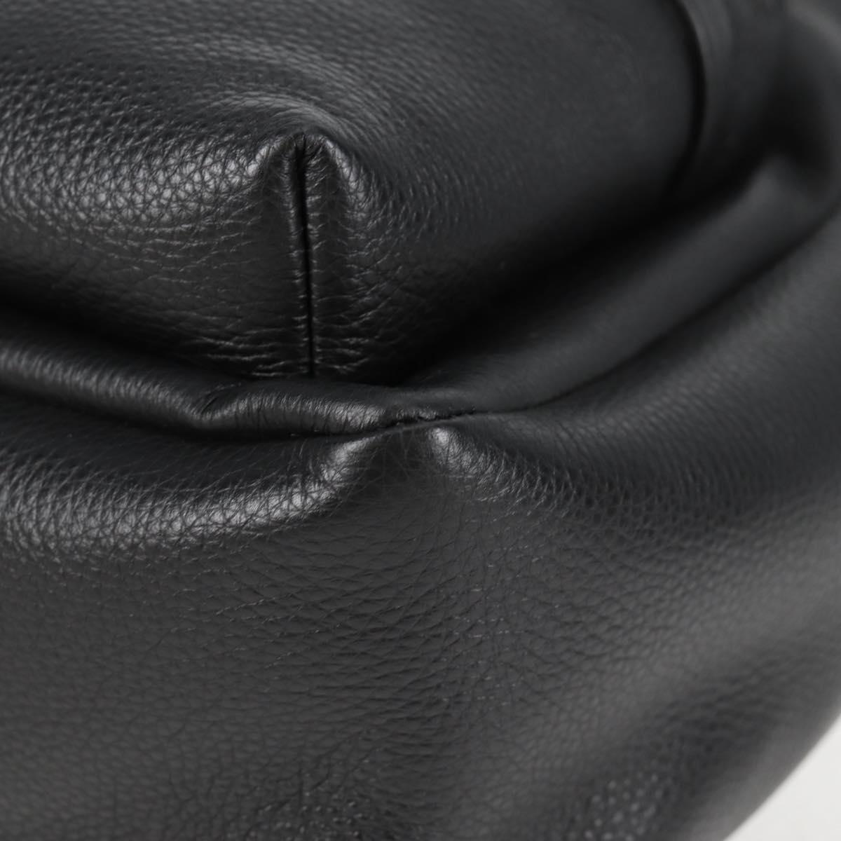 Versace Black Leather Medusa