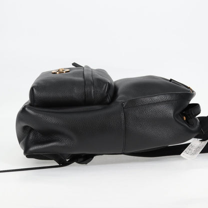 Versace Black Leather Medusa