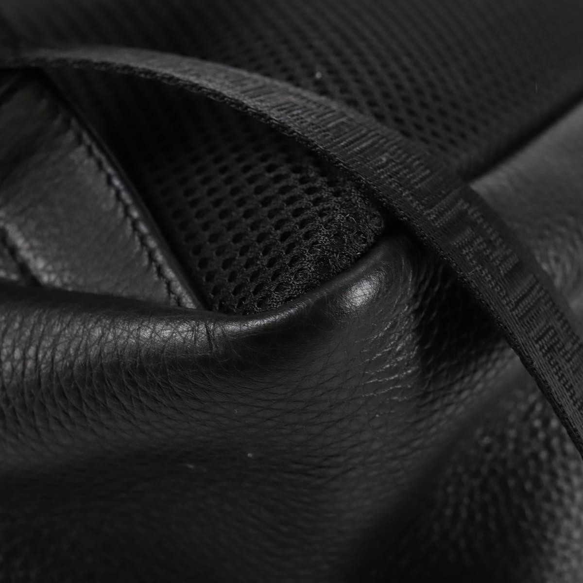 Versace Black Leather Medusa