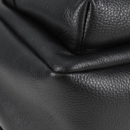 Versace Black Leather Medusa