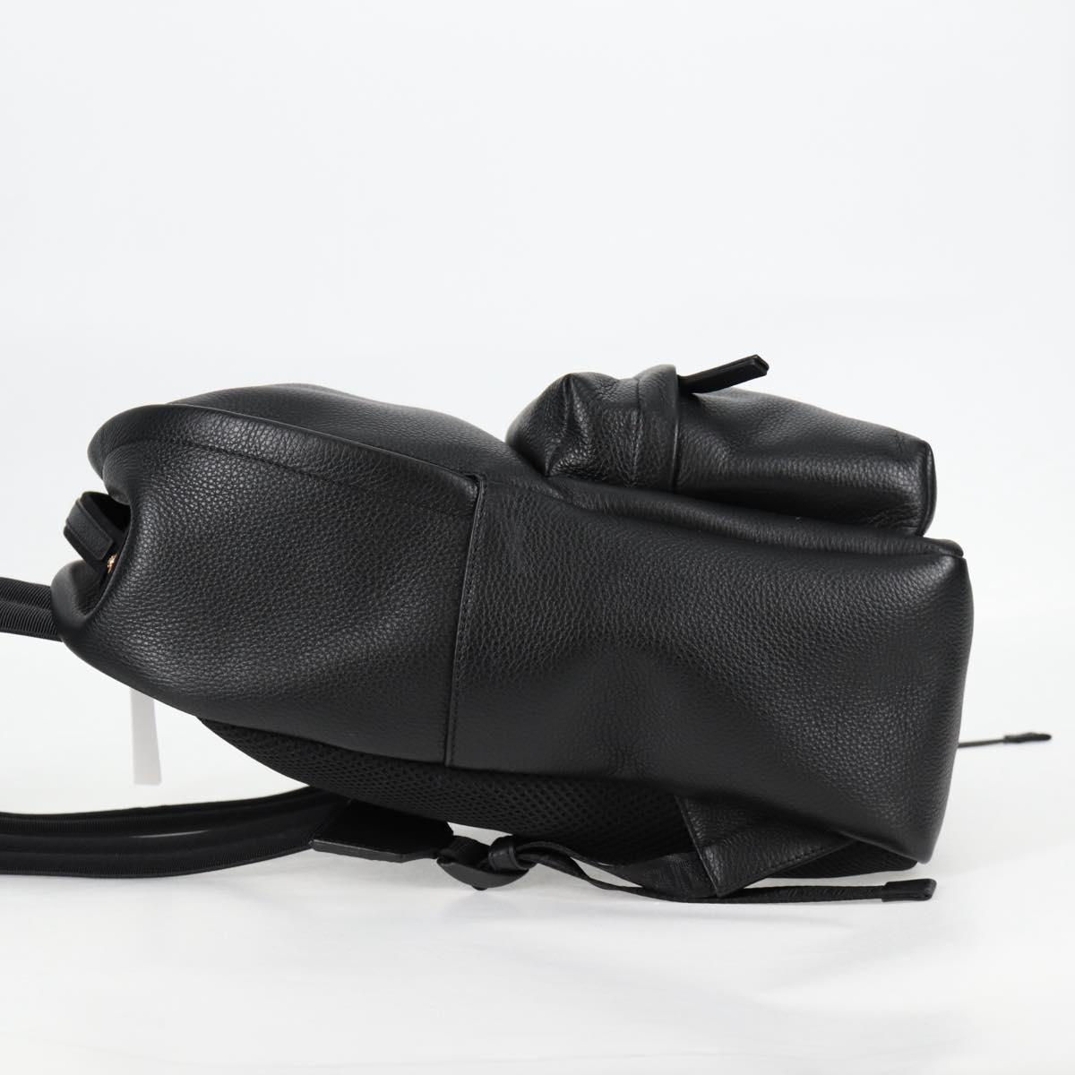 Versace Black Leather Medusa